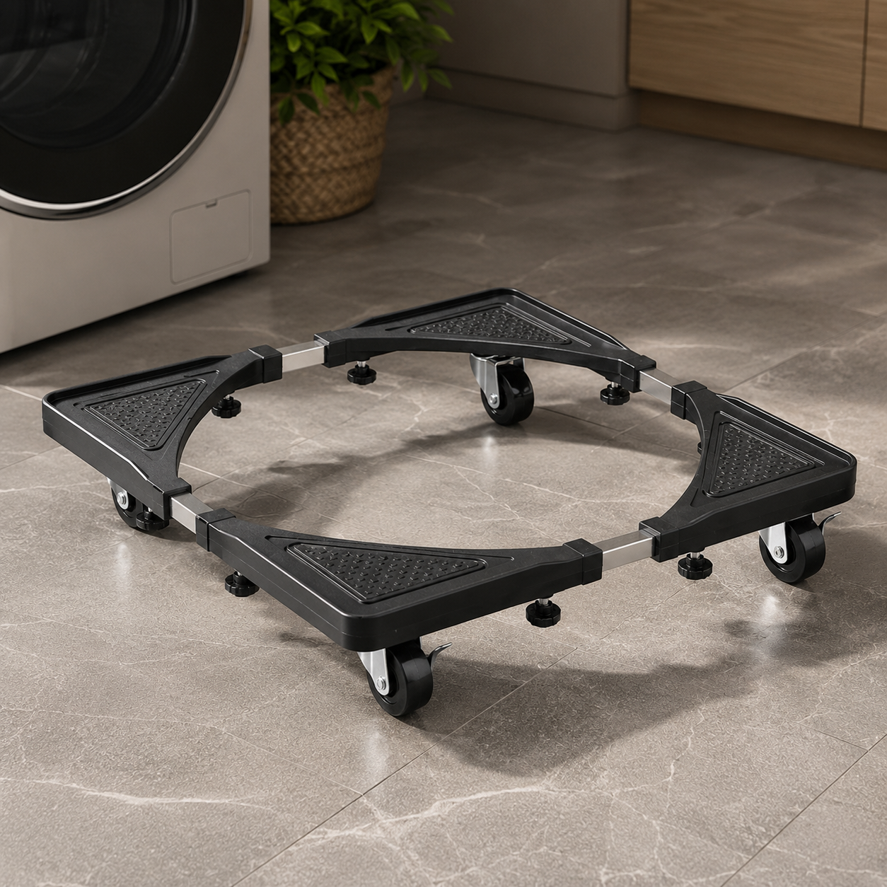 Multifunction Movable Washing Machine Stand