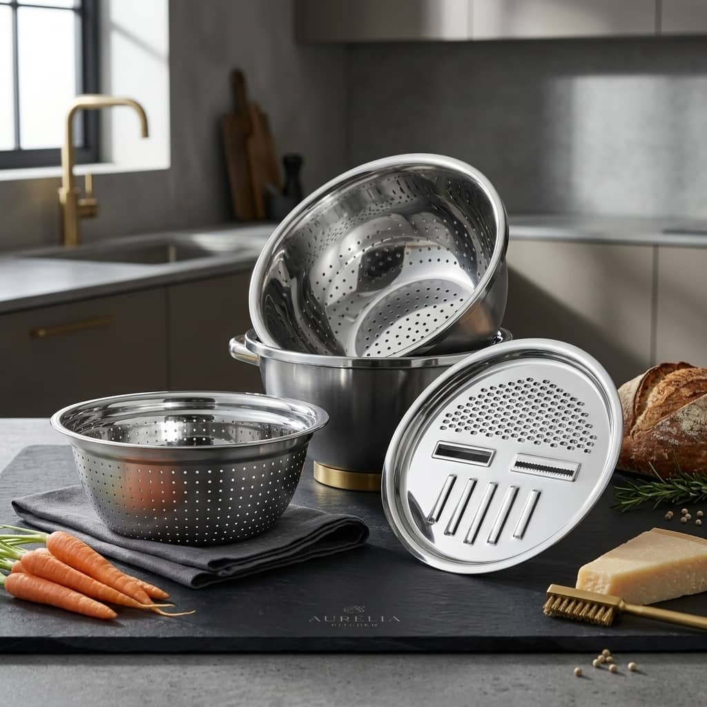 3-in-1 Multifunctional Stainless Steel Kitchen Set