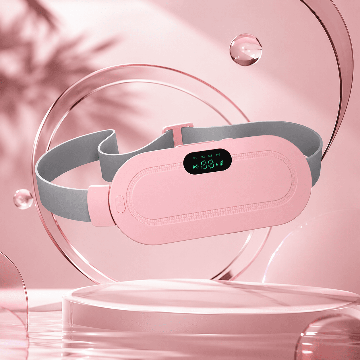 Heating Pad for Period Cramp Relief Smart Heating | USB Rechargeable Menstrual Heating Pad with 3-Level Temperature Control.