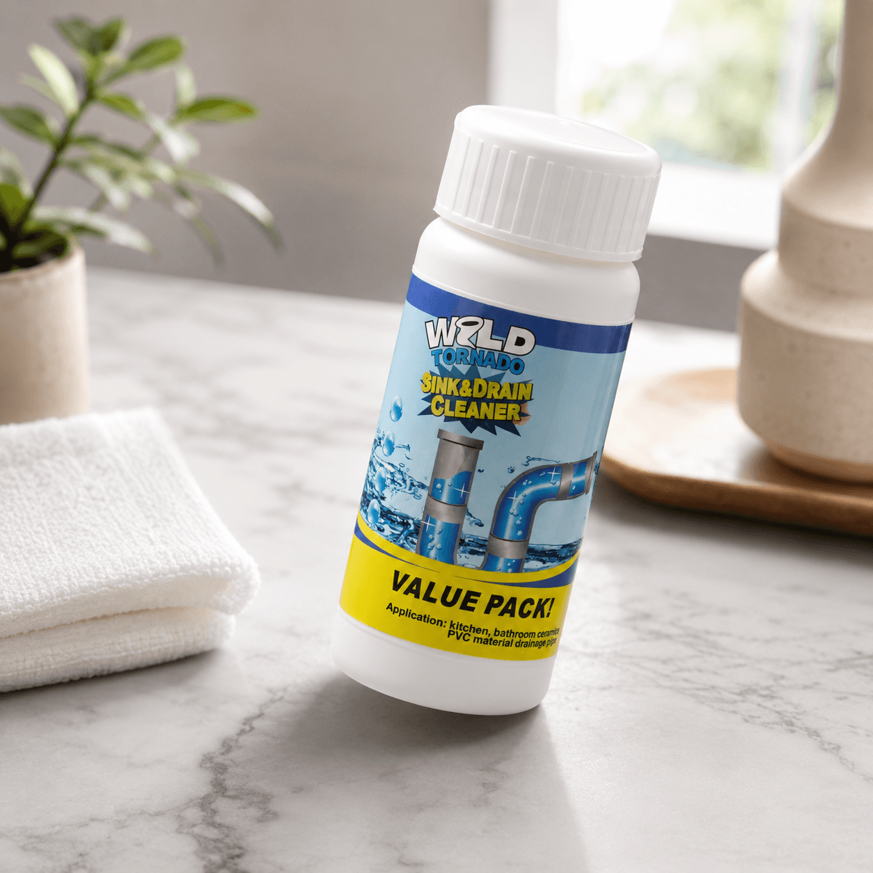 Strong Drain Cleaner & Clog Remover Powder 100ml
