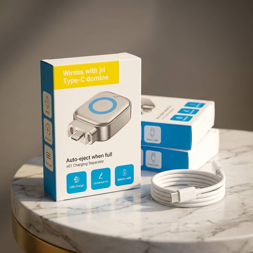 1pcs Auto Detach Charging Cable | Fast Charging Power Bank with Intelligent Battery Detection, Auto Disconnect