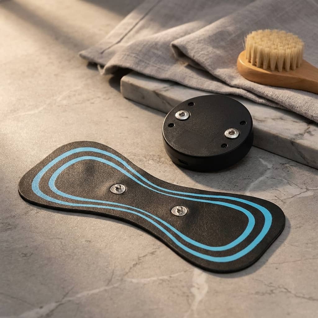 Portable Mini Massager with 2 Pad Muscle Stimulator Full Body Relaxation Pain Relief