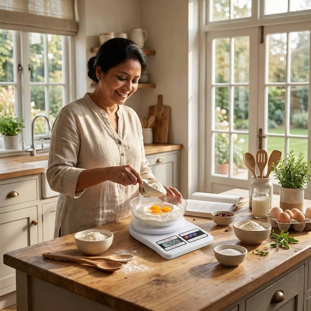 Digital Kitchen Scale 10kg 1g Household | Mini Weight Measuring Scale With Digital Display