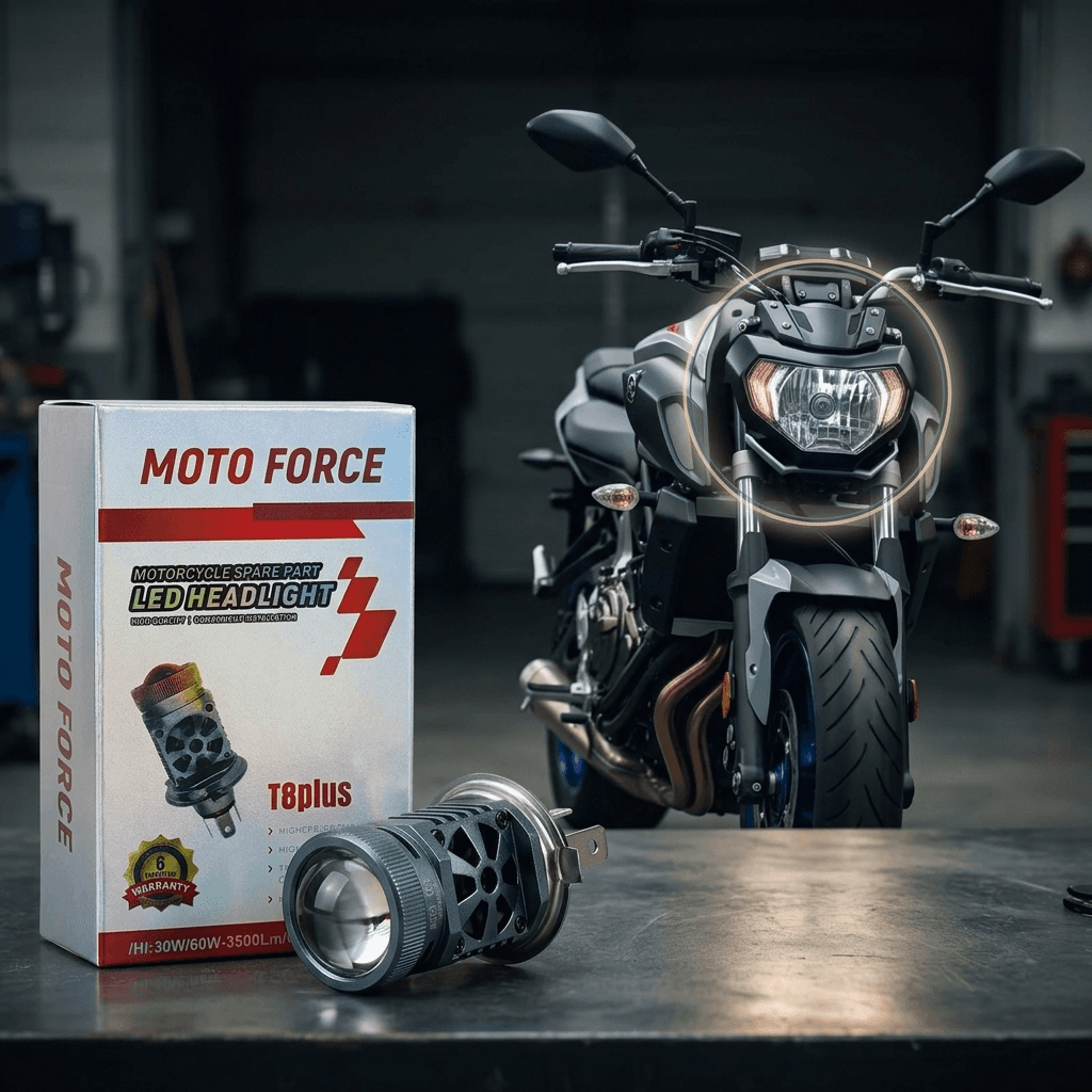 Moto Force T8 Plus LED Headlight (30W/60W)
