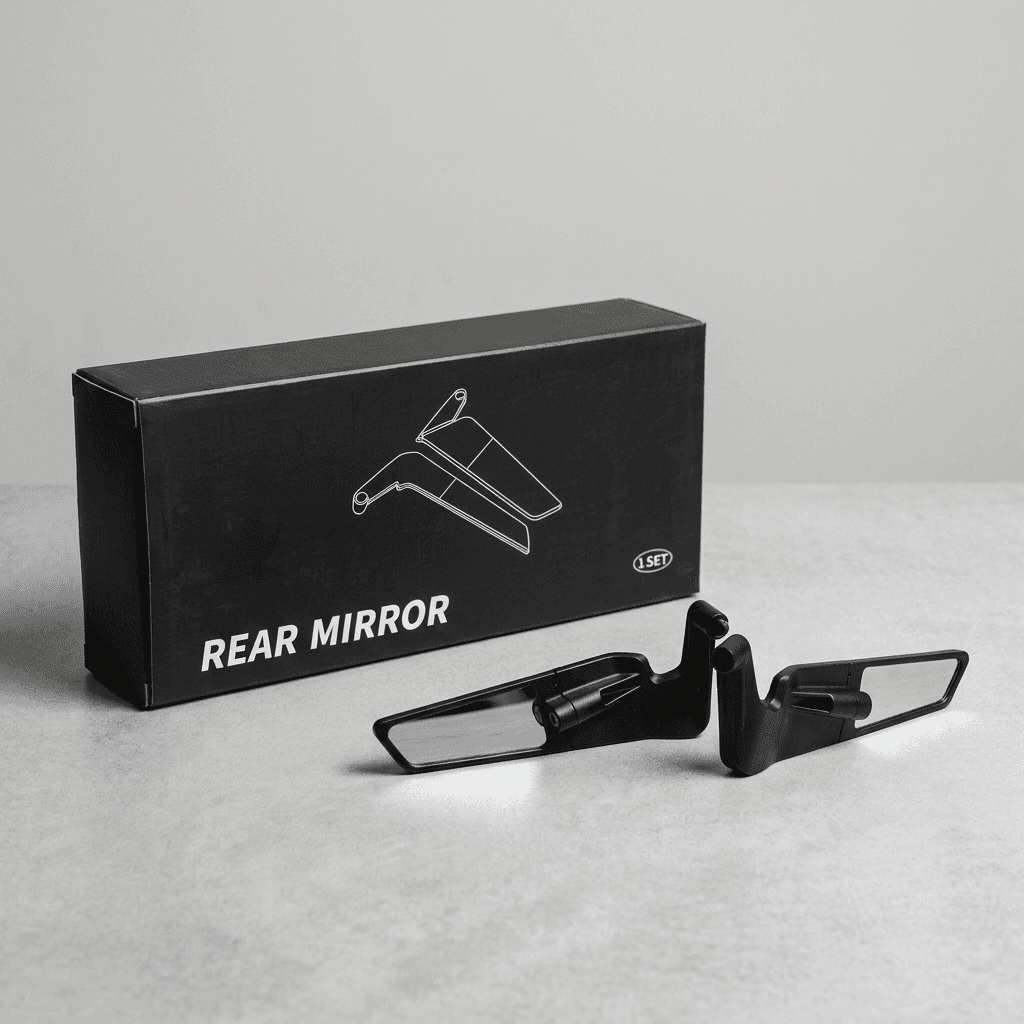 Rear Mirror Set (1 set, sleek blade style)