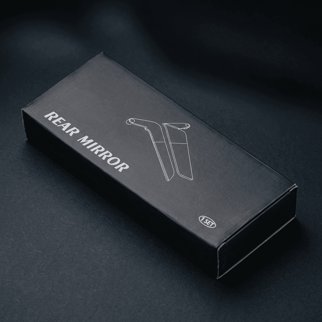 Rear Mirror Set (1 set, sleek blade style)