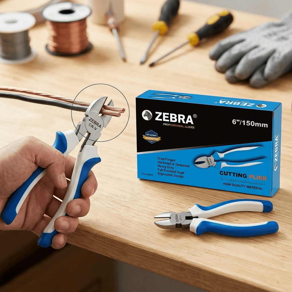 Zebra Cutting Plier  6"/150mm-6pcs