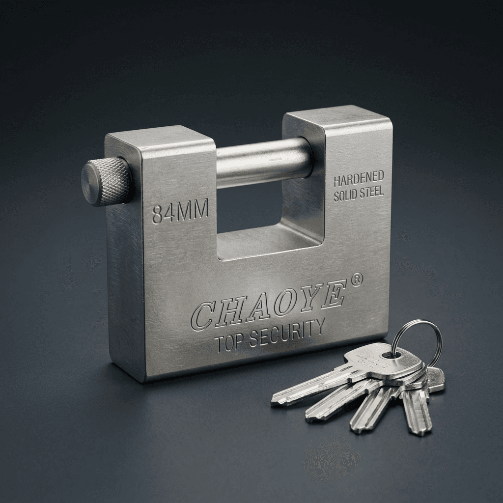 Chaoye Top Security Padlock  84mm, rectangle horizontal-beam steel padlock