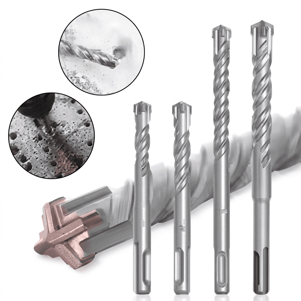 R.A.K. Gold SDS Plus Drill Bits  6.5mm (concrete)-5pcs