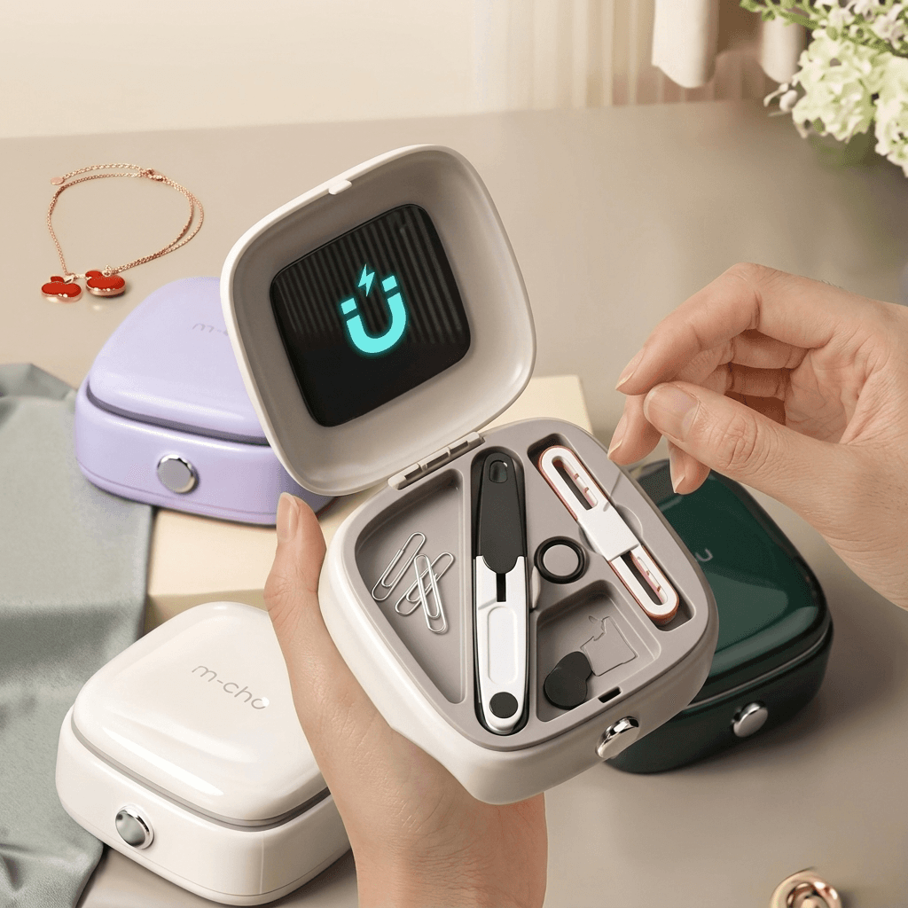 E-chu (compact device, purple and white)