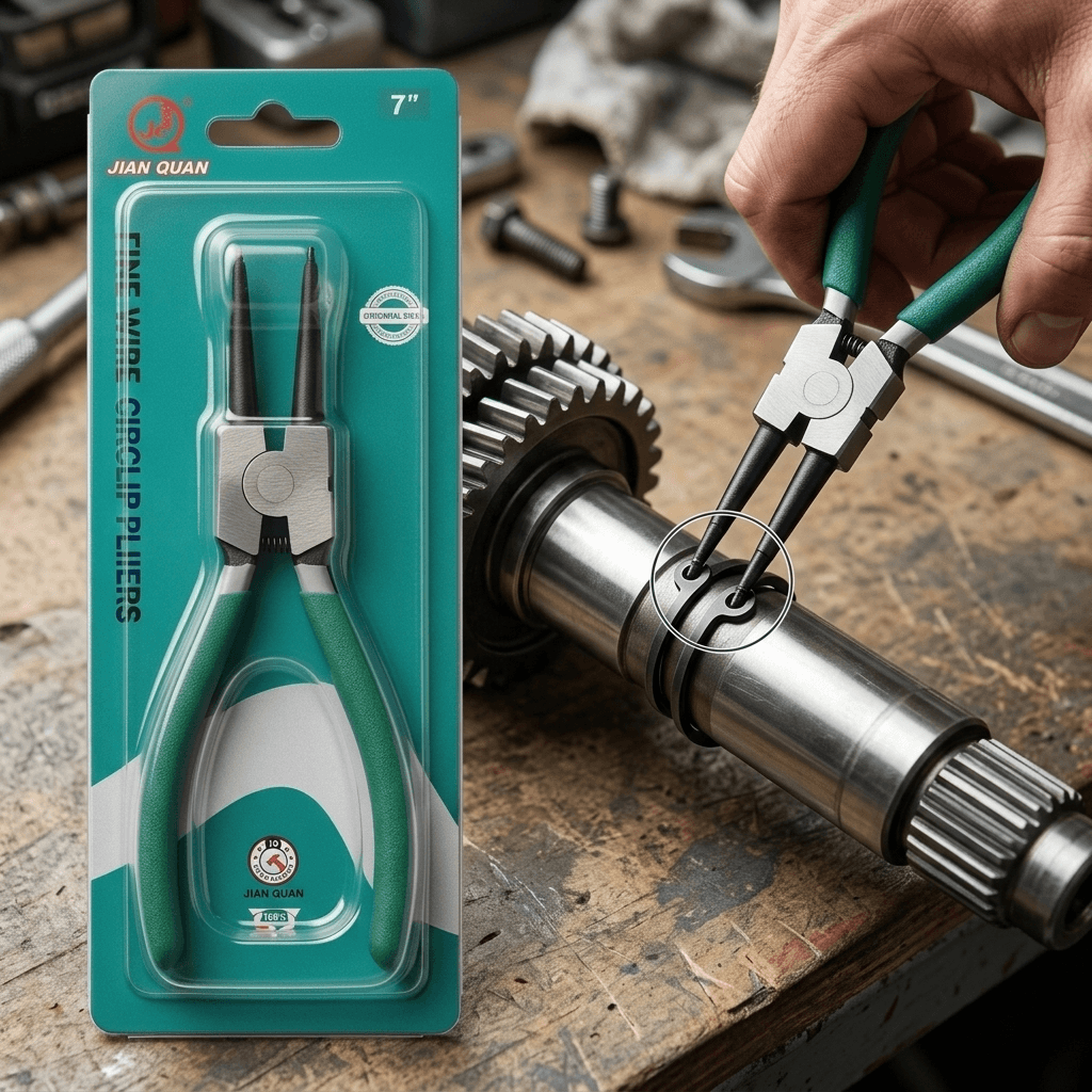 Jianquan Fine Wire Circlip Pliers  7"