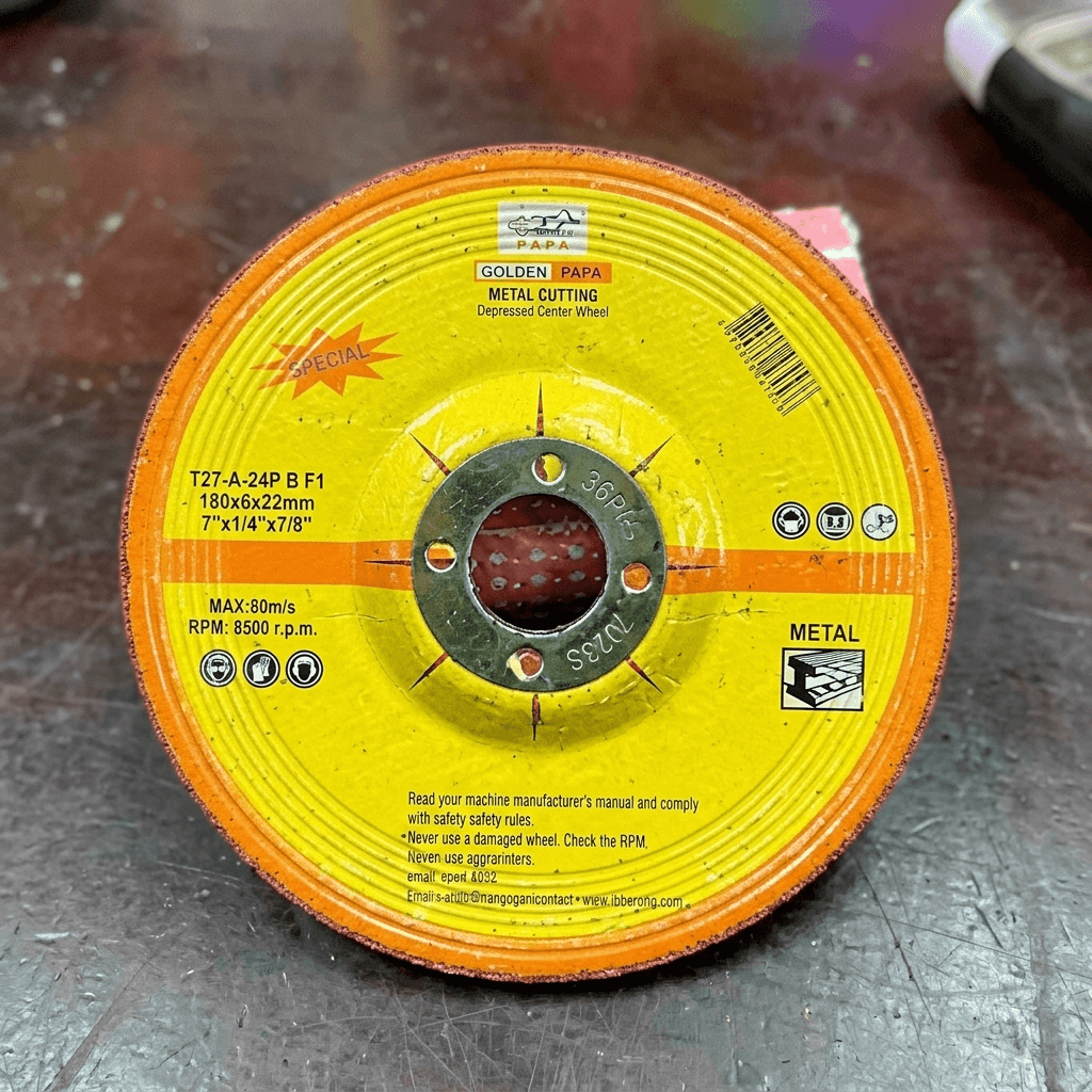 Metal Cutting Disc  4" (107×1.2×16mm), Golden brand-5pcs