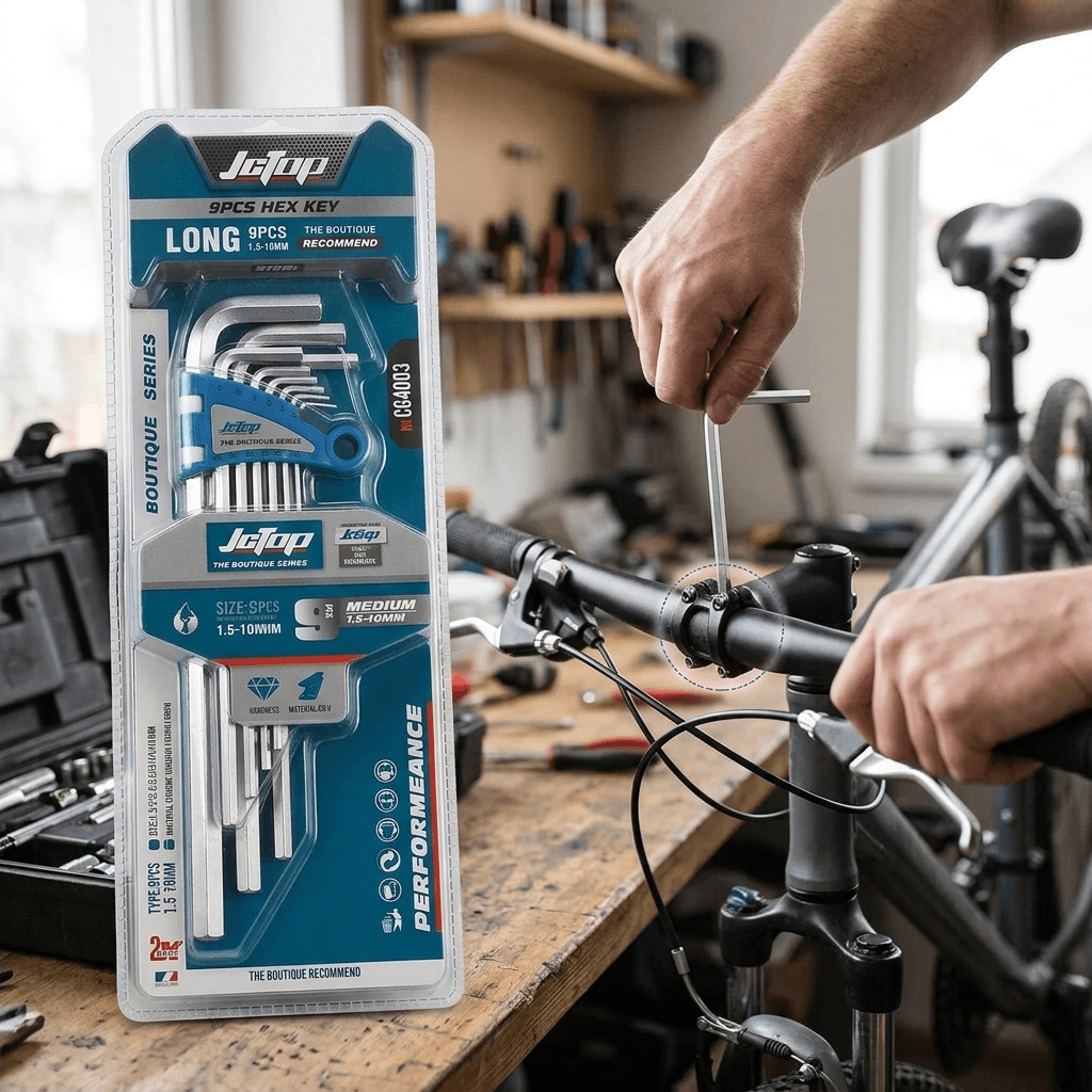 Jctop Hex Key Set  9 pcs, 1.510mm, CG4003