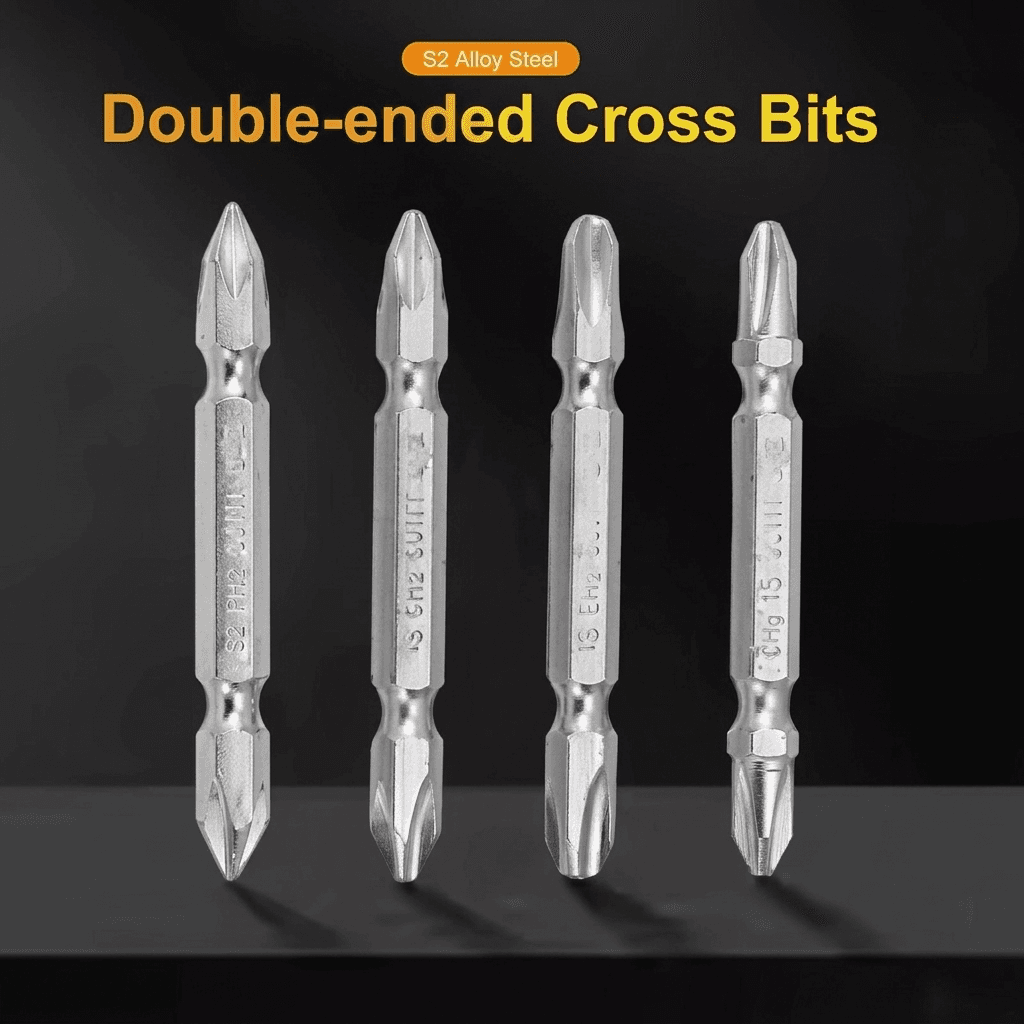 Necal Phillips Screwdriver Bits  10 pcs, 2#×65L, S2 steel