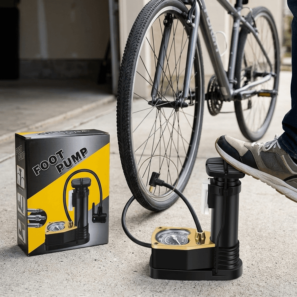 Foot Pump (with pressure gauge)