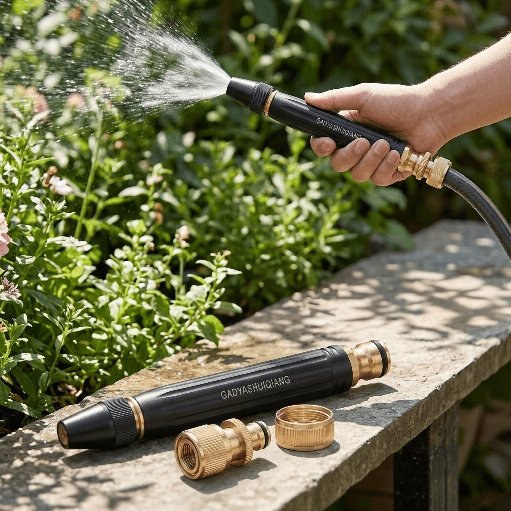 Gaoyashuiqiang High-Pressure Water Spray Nozzle (brass connector)