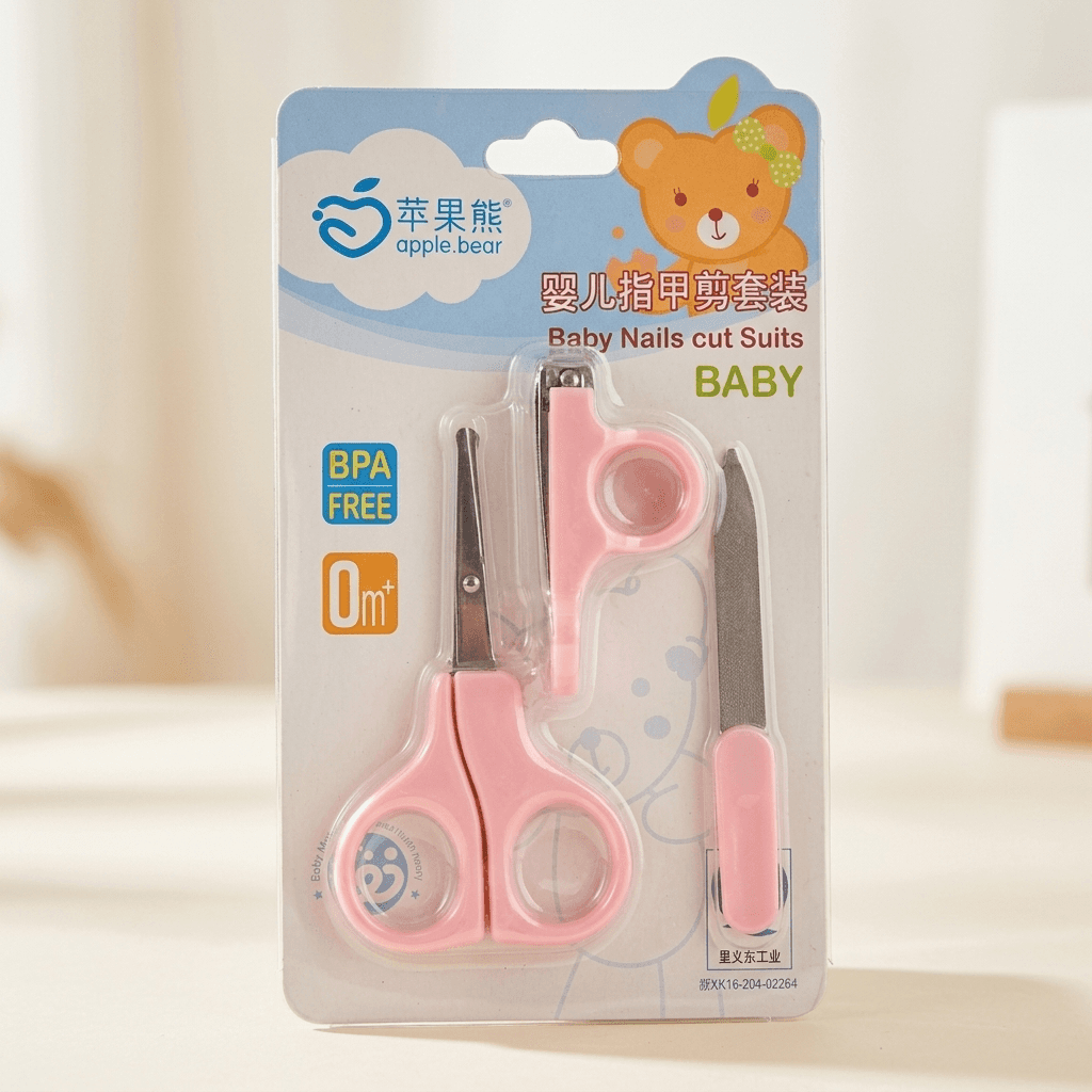 Apple Bear Baby Nail Cut Suits