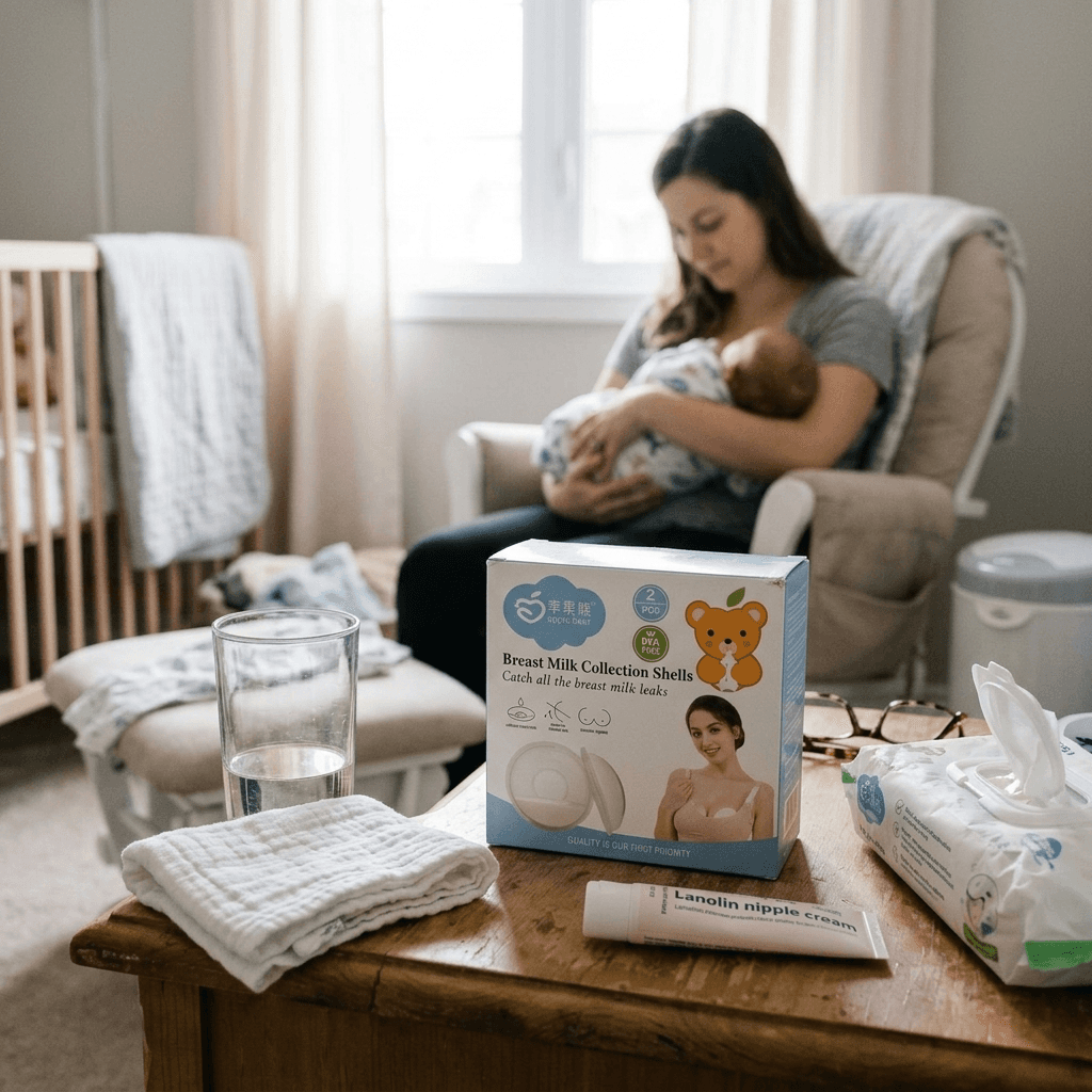 Apple Bear Breast Milk Collection Shells (2 pcs)