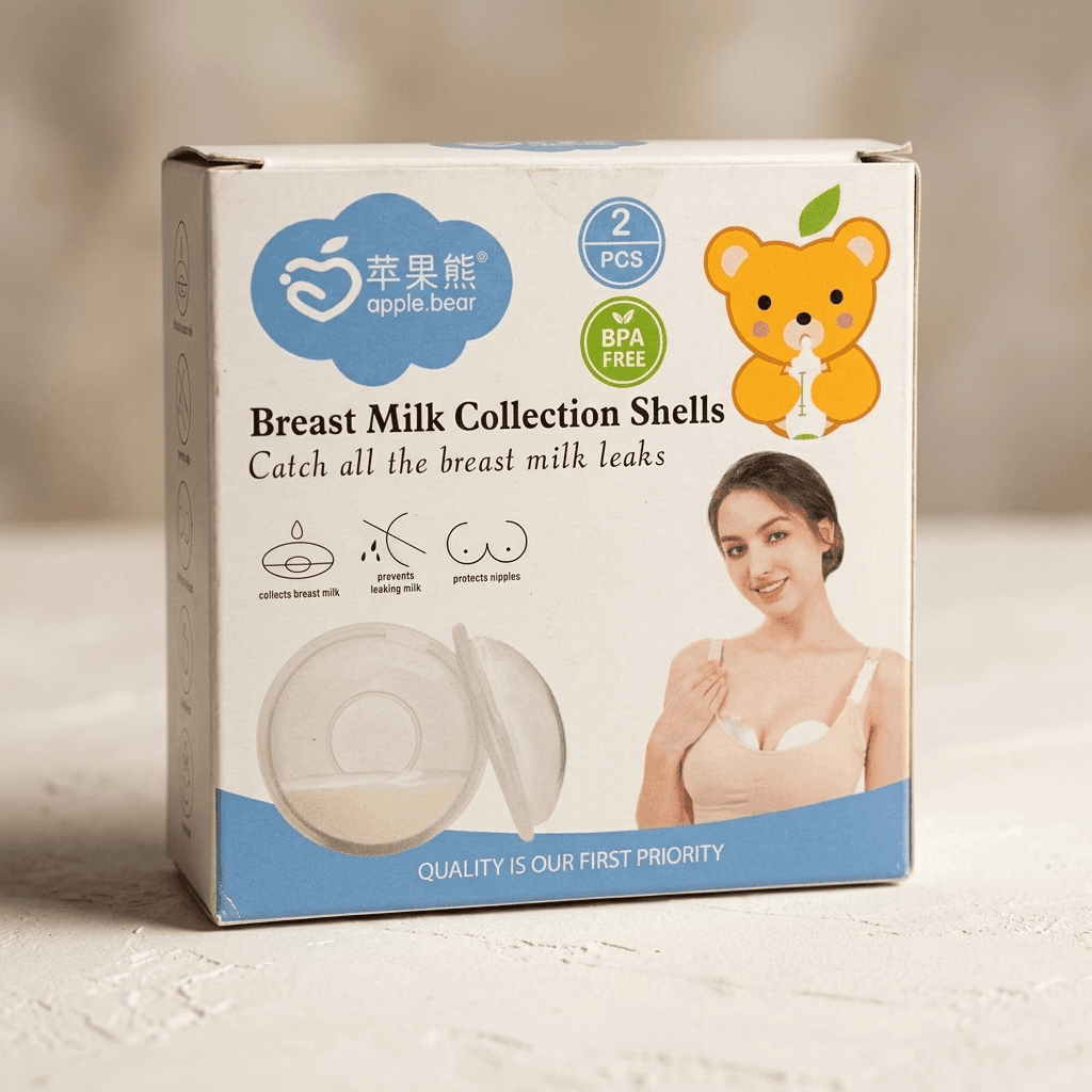 Apple Bear Breast Milk Collection Shells (2 pcs)