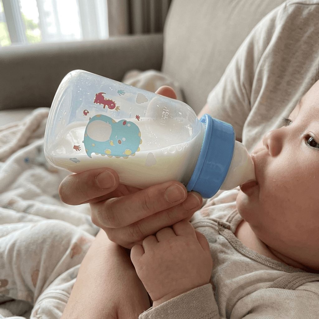 Smile Bear Feeding Bottle (250ml, PP, silicone nipple)