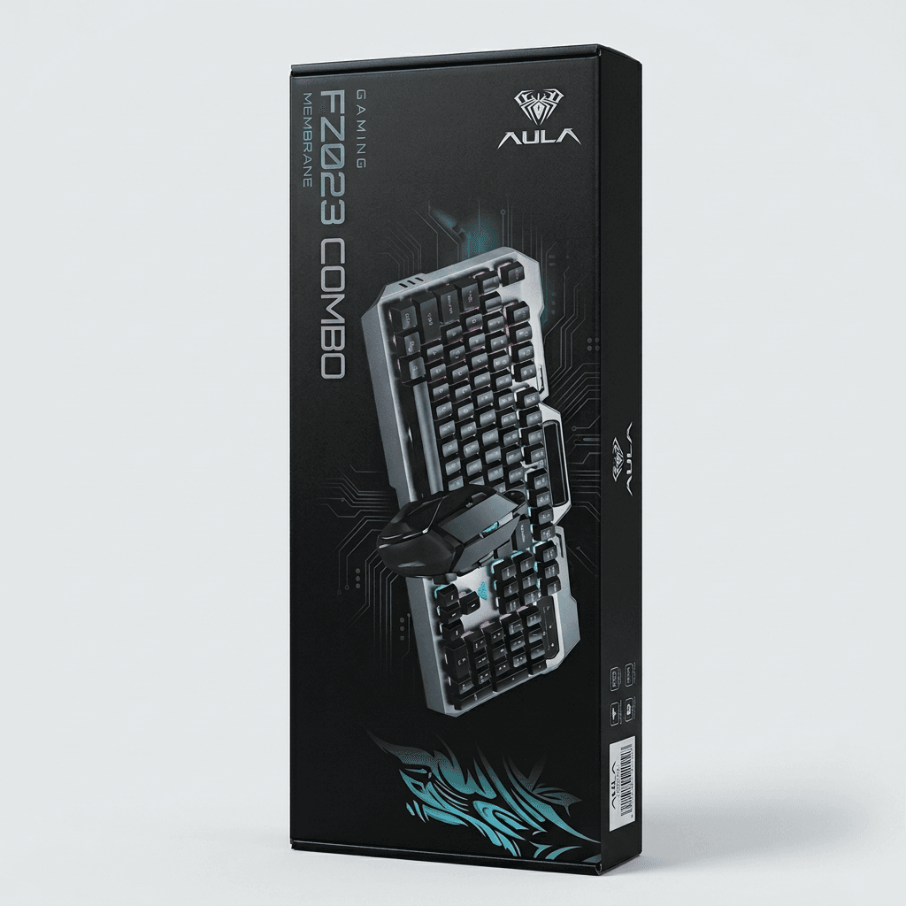 AULA F2023 Wired Gaming Keyboard and Mouse Combo