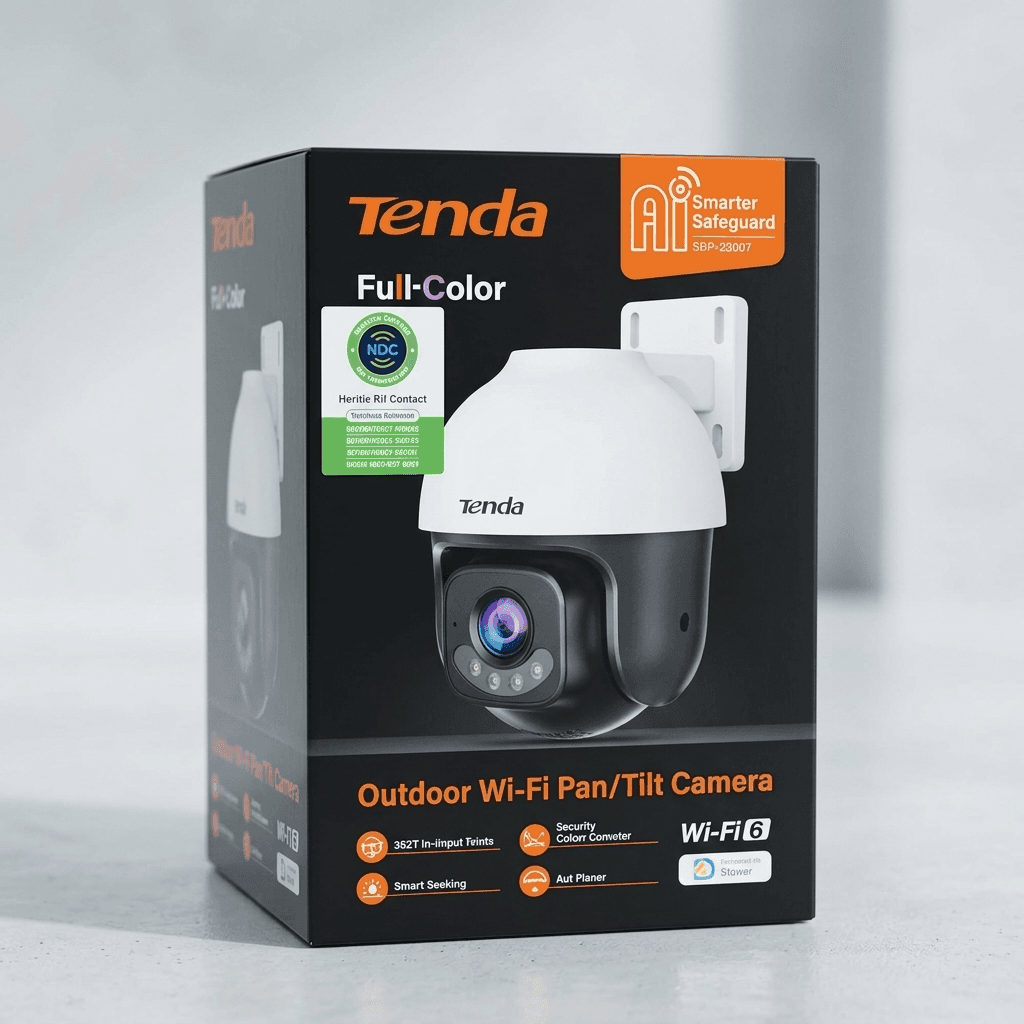 Tenda Full-Color Outdoor Wi-Fi Pan/Tilt Camera
