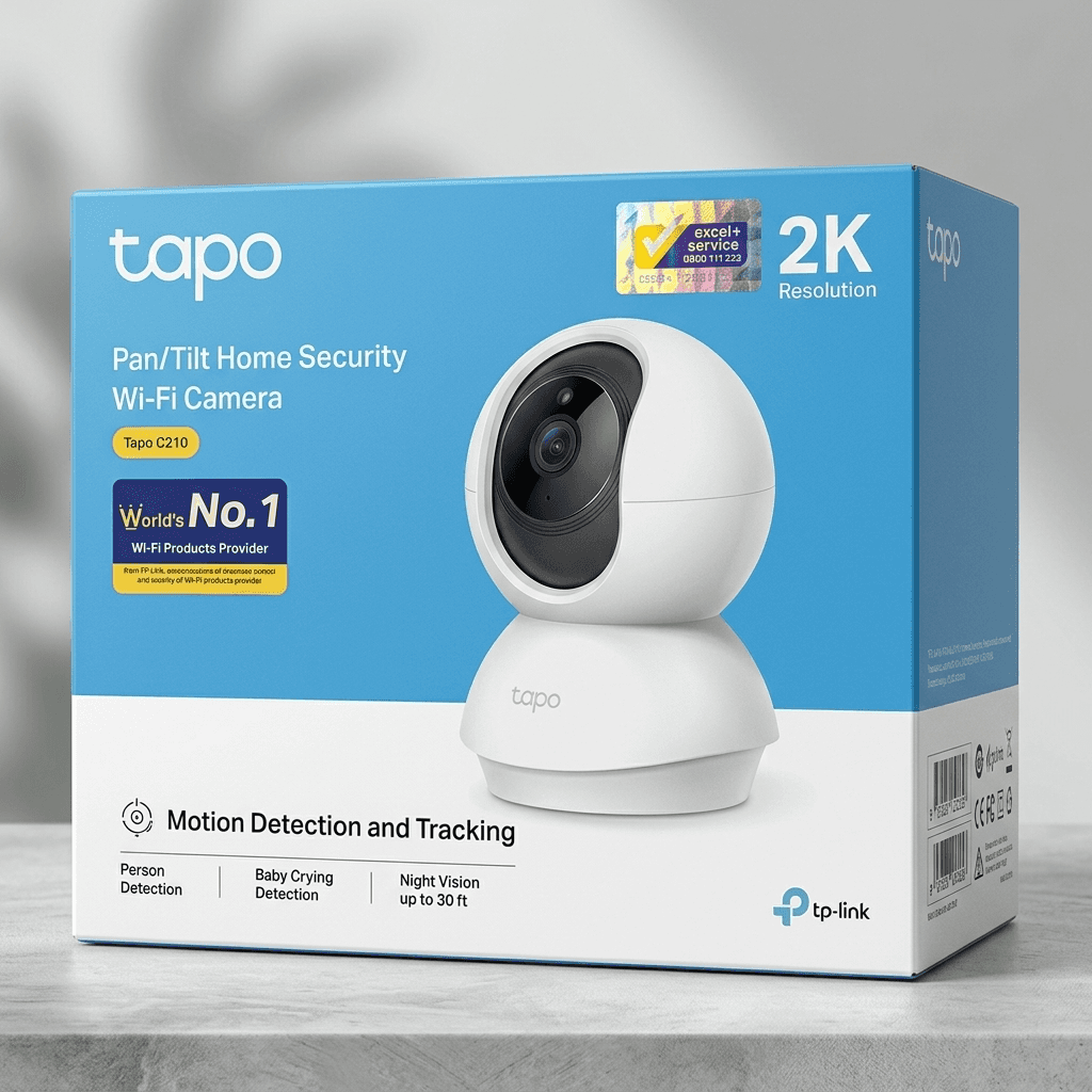 Tapo-Pan/Tilt Home Security Wi-Fi Camera