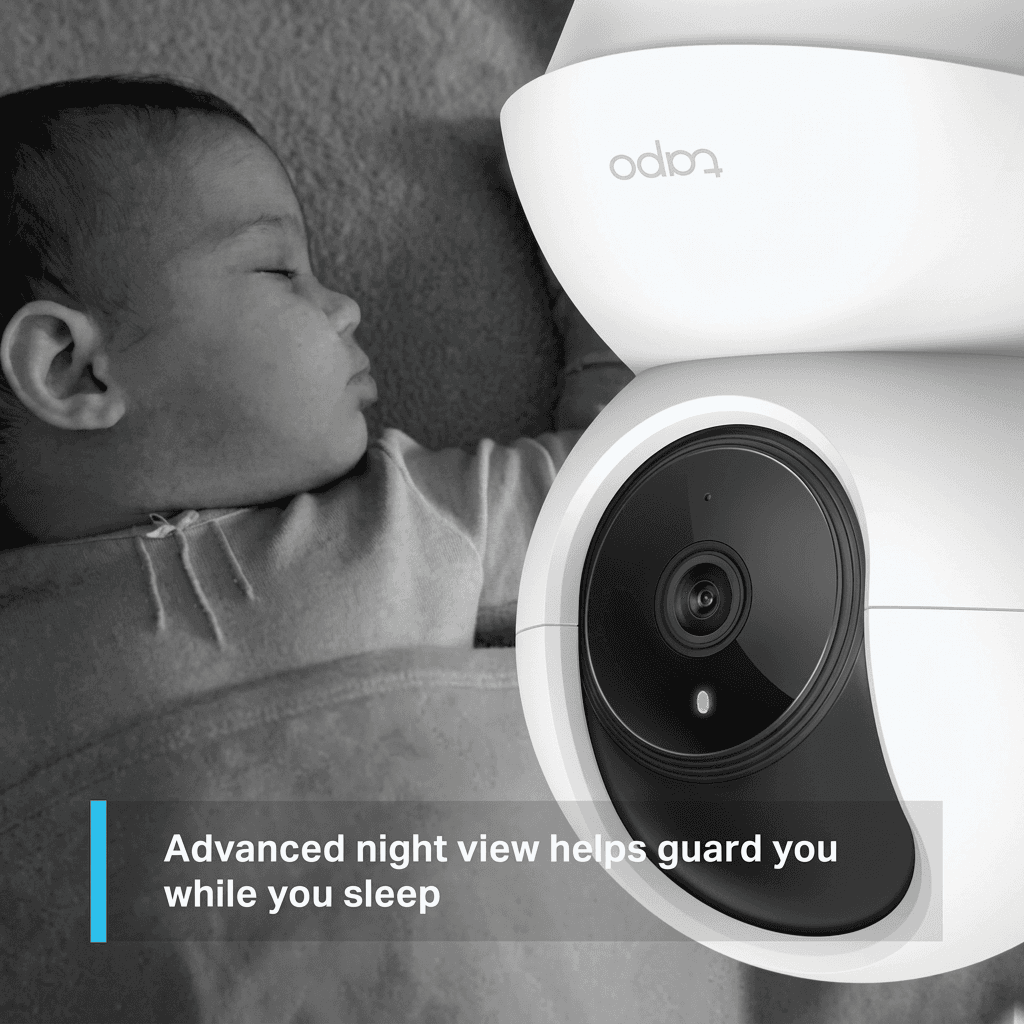 Tapo-Pan/Tilt Home Security Wi-Fi Camera