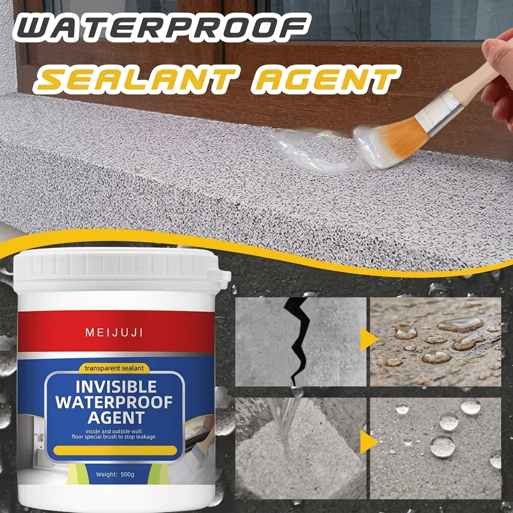 Invisible Waterproof Agent ( wall floor Special Brush to Stop leakage)