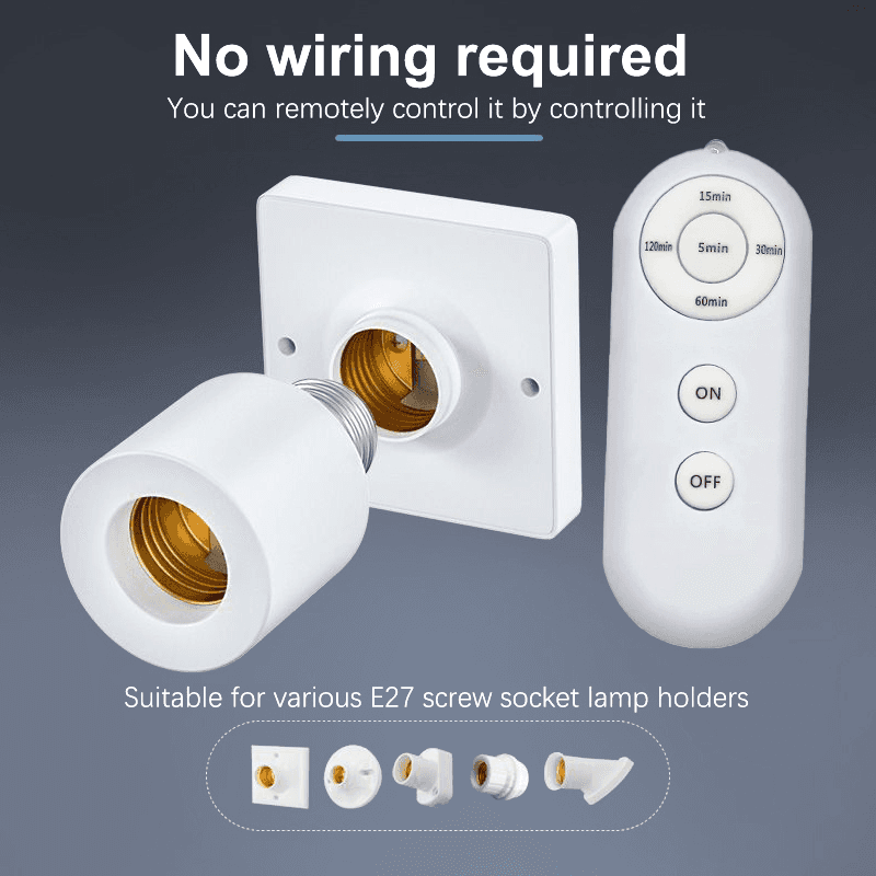 Wireless Lamp Holder-E27 Screw