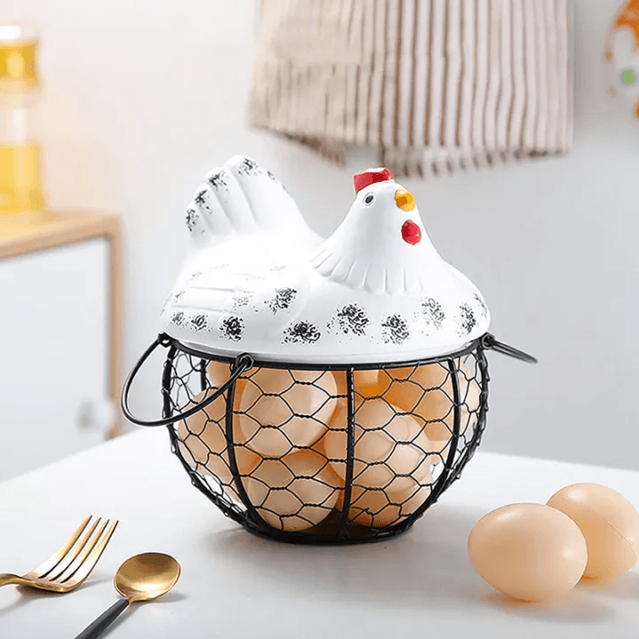 Ceramics Egg Storage Basket