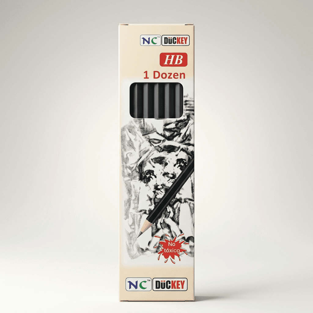 Ncdukey HB Black Lead Pencils (12 Pcs).