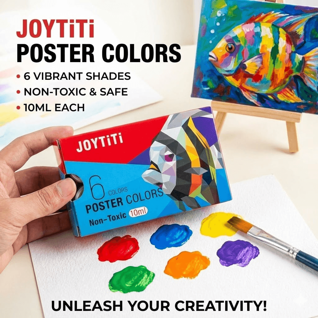 JOYTiTi Poster Color 10 ml Jar (6 Shades)
