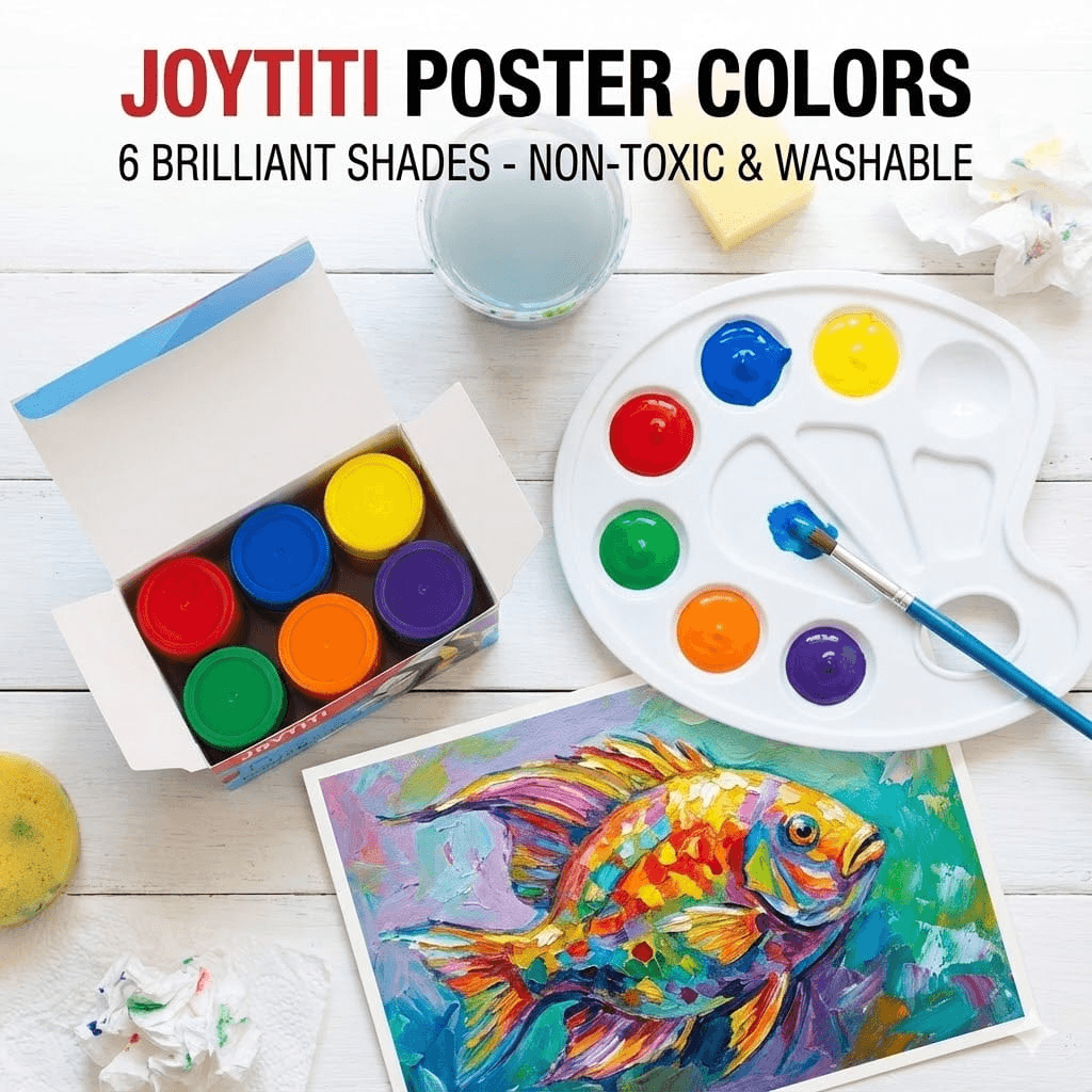 JOYTiTi Poster Color 10 ml Jar (6 Shades)
