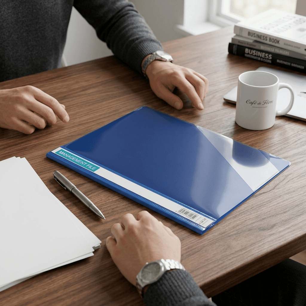 A4-size blue management file