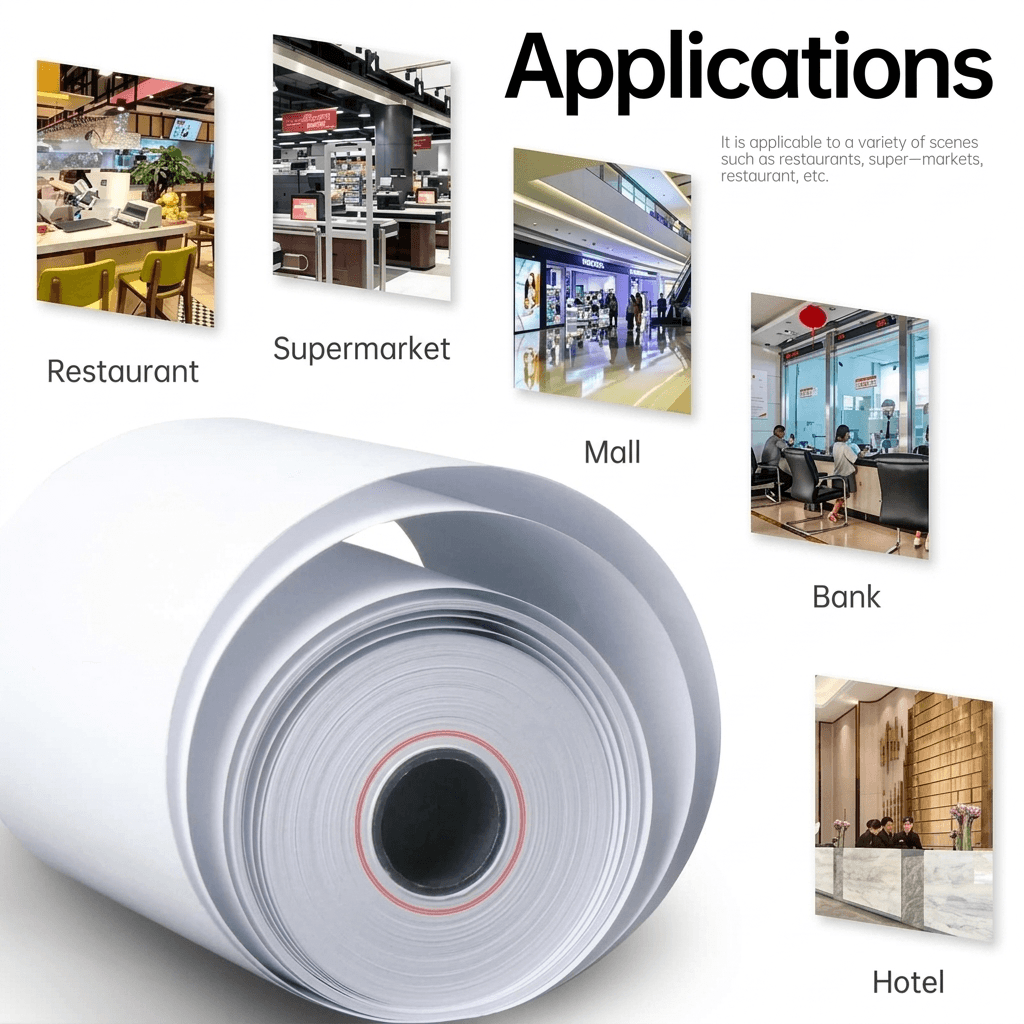 ZEBRA-Cash Rolls -Thermal Paper - 5pcs