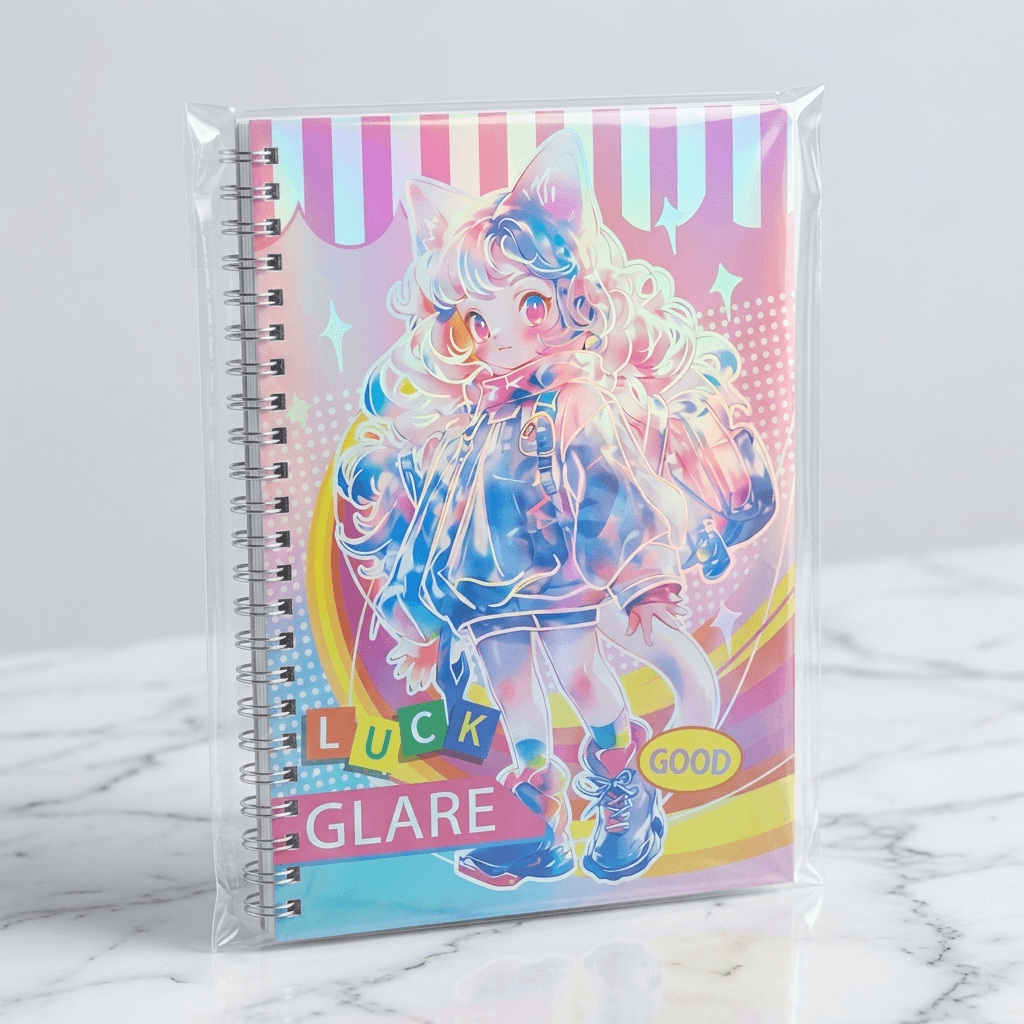 anime-themed notebook -GOOD LUCK