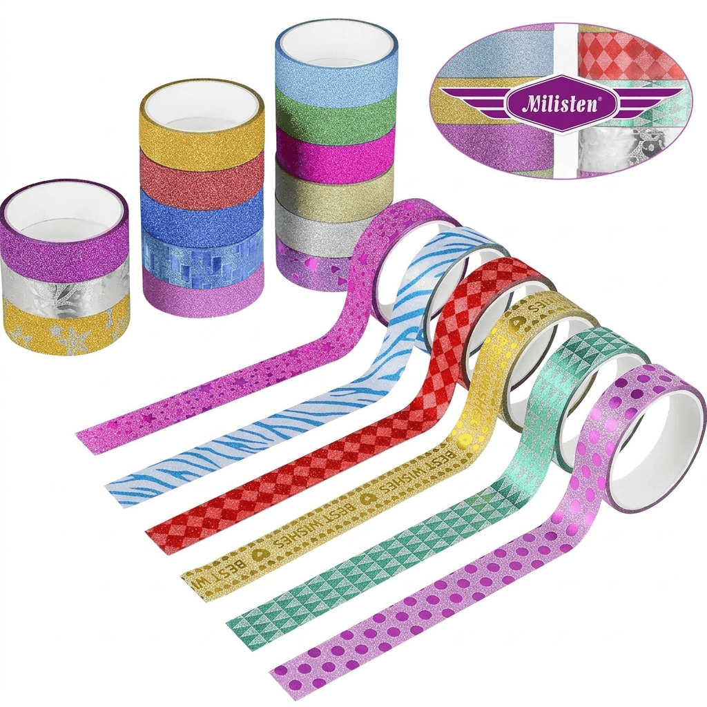 Washi Tape / Design Tape 10 Piece -Multicolor Set