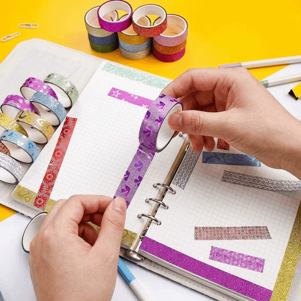 Washi Tape / Design Tape 10 Piece -Multicolor Set