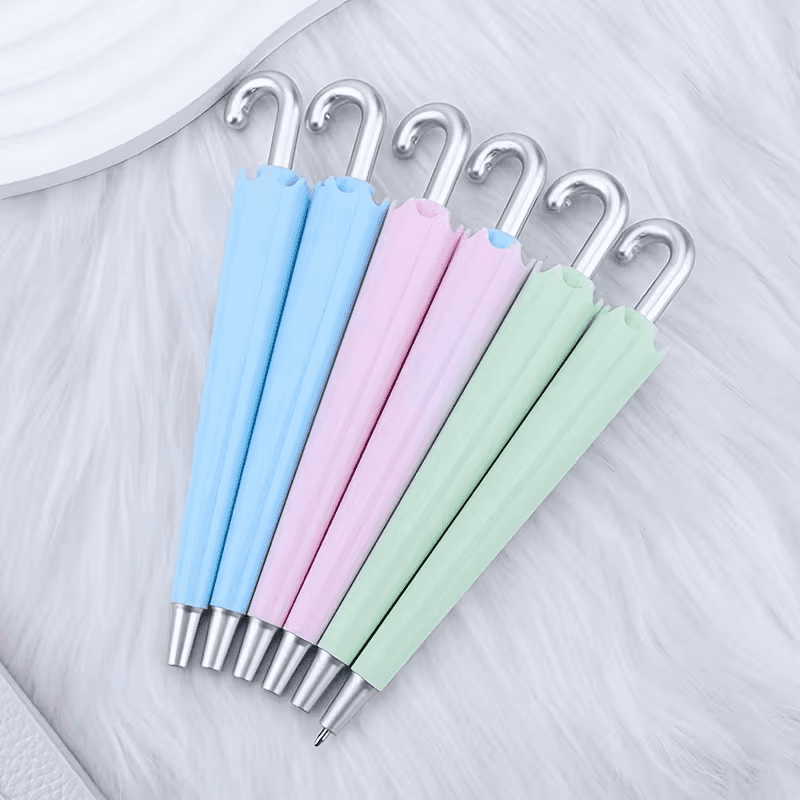 Umbrella-shaped ballpoint pens