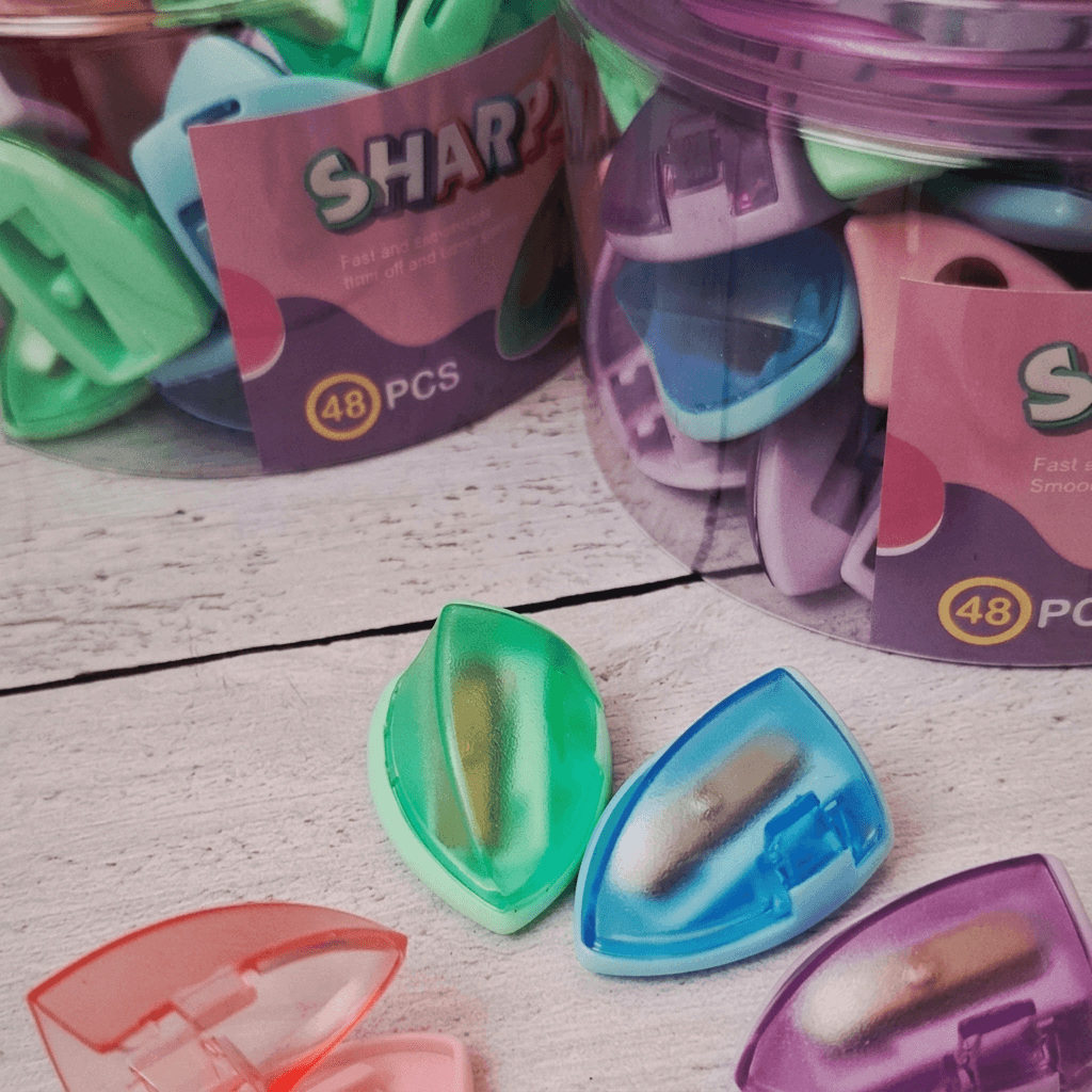 Single-hole manual pencil sharpeners - 24pcs