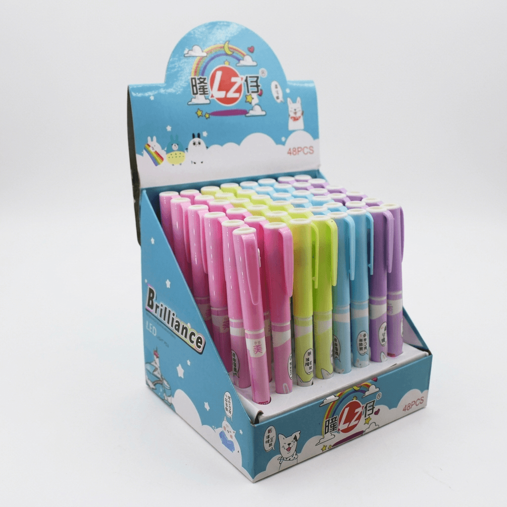 Colorful pastel marker pens and highlighters-48pcs - 48pcs