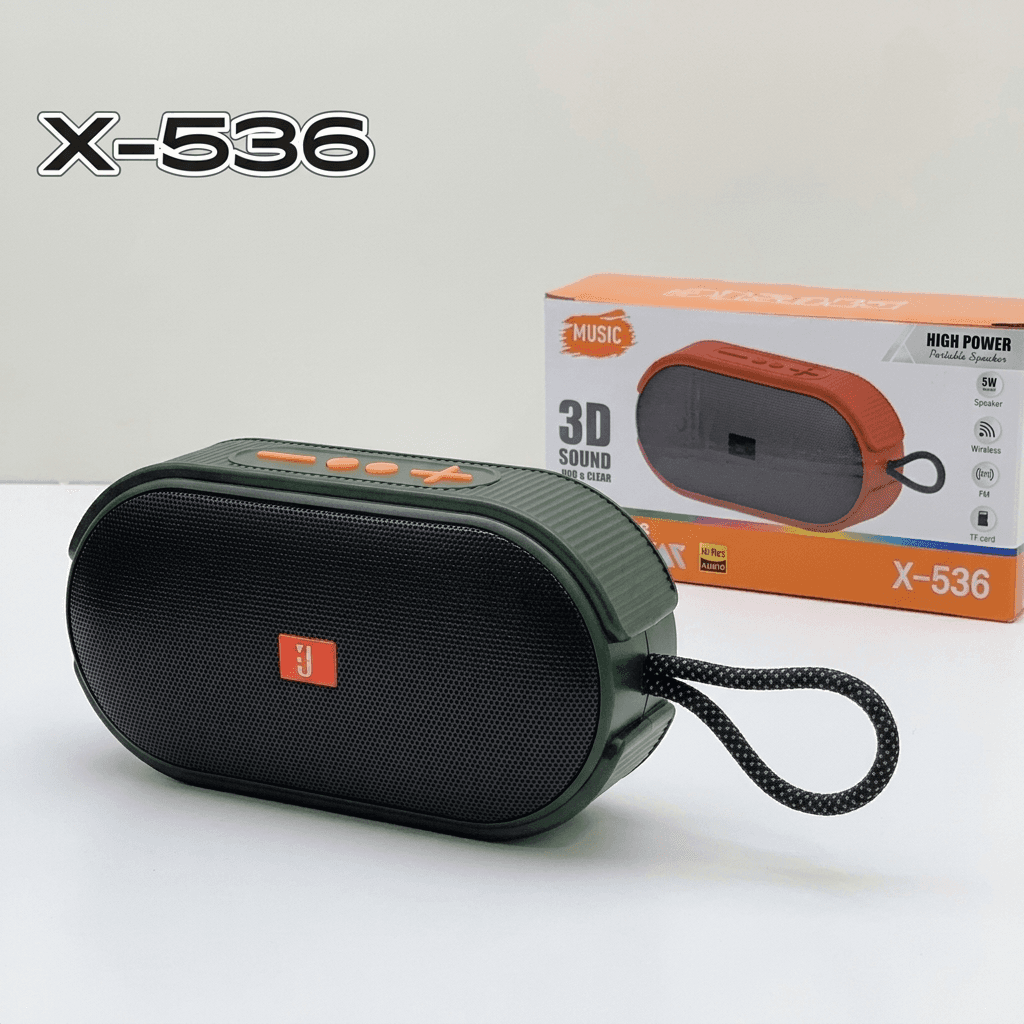 X-536 Bluetooth, USB, SD Card & FM Radio Supported Wireless Speaker