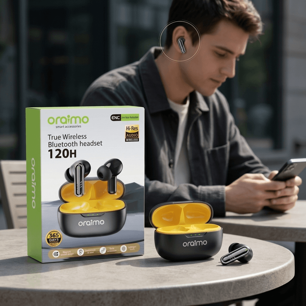 Oraimo True Wireless Bluetooth Headset 120H