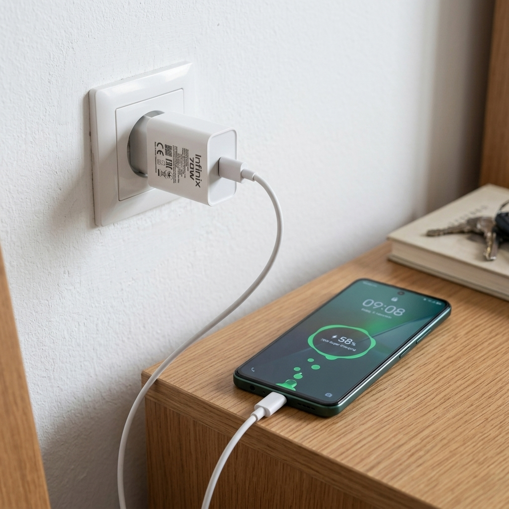 Infinix 70W Super Fast Charger (Model U700XEA)