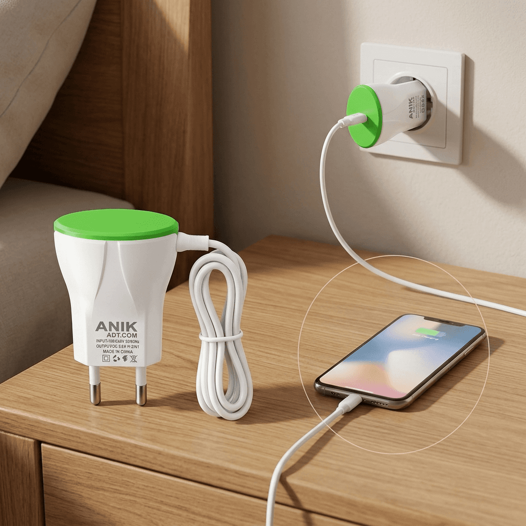 Anik 2.5A Android Charger with Micro USB Pin
