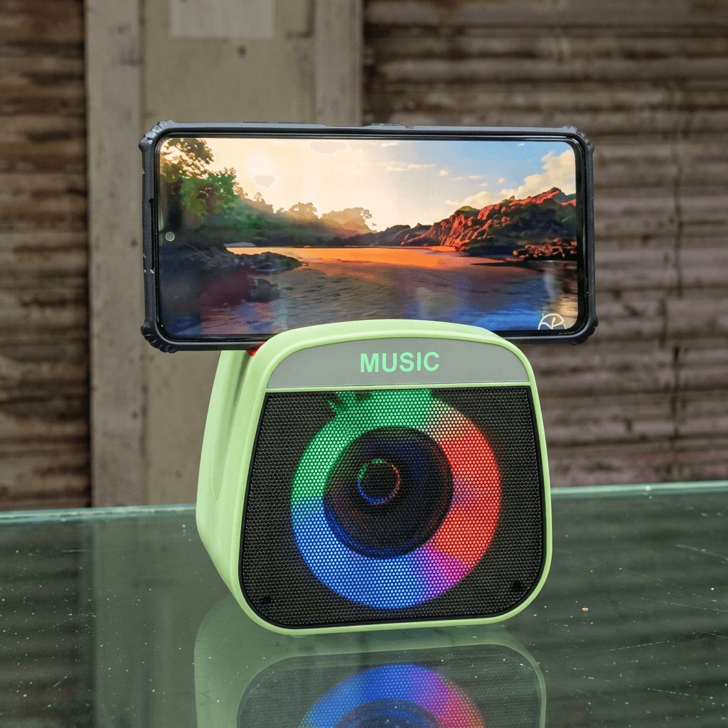 X-922 Disco Series Bluetooth, AUX, USB, SD Card & FM Radio Supported Colorful Lighting Speaker - Multicolor