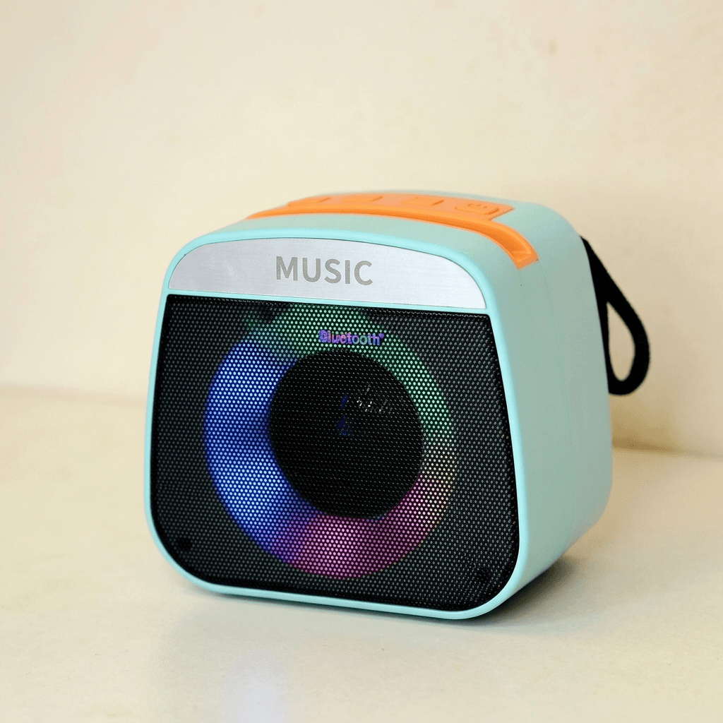 X-922 Disco Series Bluetooth, AUX, USB, SD Card & FM Radio Supported Colorful Lighting Speaker - Multicolor