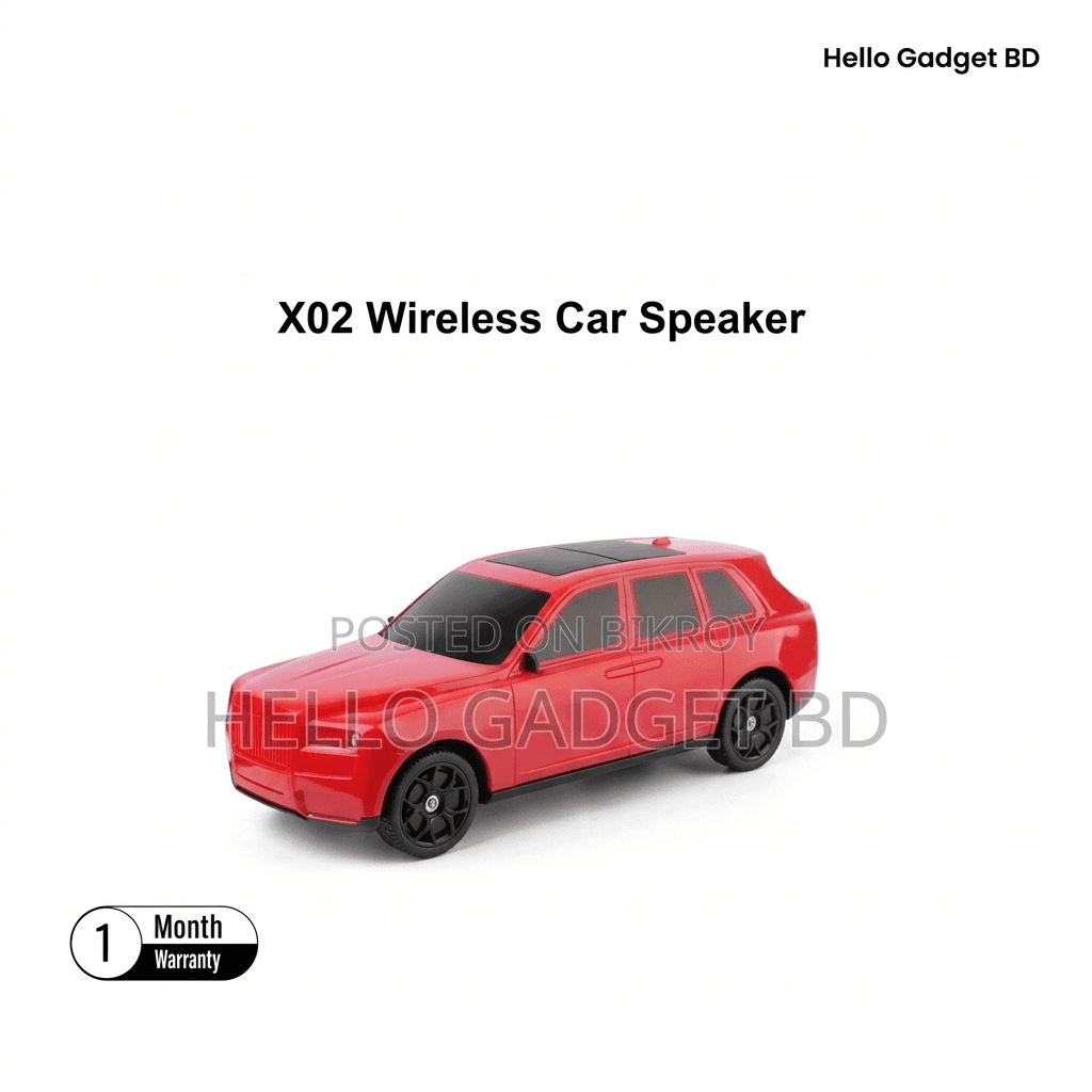 Music Massive Sound X-702 Car Shape Portable Wireless Bluetooth Speaker