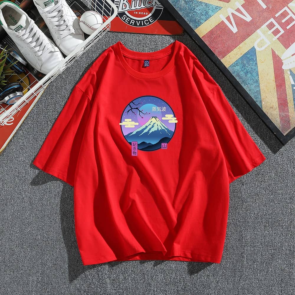 Premium Women's Oversized Printed Cotton T Shirt - Drop Shoulder Style